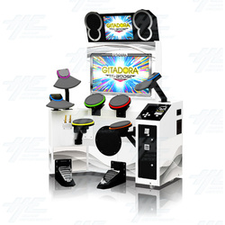 Gitadora DrumMania FUZZ-UP (white cabinet) Konami